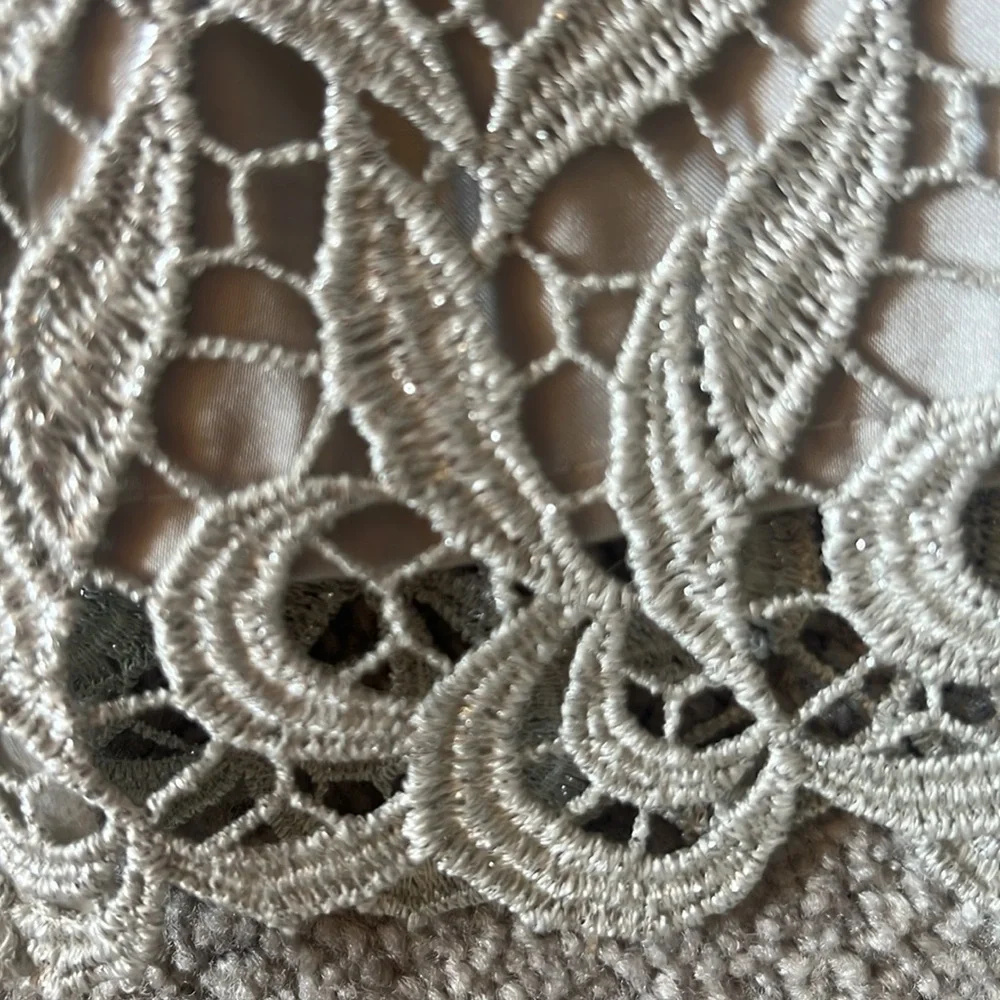 Tahari Gray Formal Suit Lace Sirt Size 8P  NWT - Picture 12 of 16